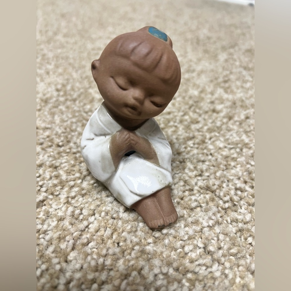 Ceramic Figurine with White Robe